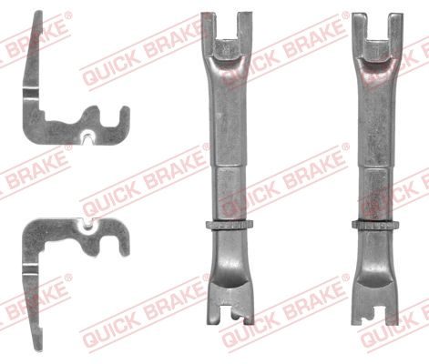 Монтажний комплект барабанних гальмівних колодок QUICK BRAKE 10153005 - zapix