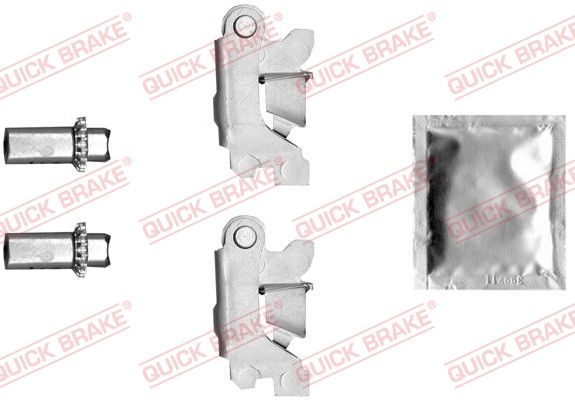 Монтажний комплект барабанних гальмівних колодок QUICK BRAKE 12053011 - zapix