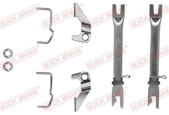 Монтажний комплект барабанних гальмівних колодок QUICK BRAKE 10253004 - zapix
