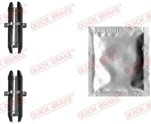 Монтажний комплект барабанних гальмівних колодок QUICK BRAKE 12053022 - zapix