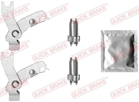 Монтажний комплект барабанних гальмівних колодок QUICK BRAKE 12053027 - zapix