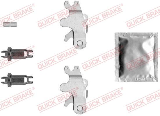 Монтажний комплект барабанних гальмівних колодок QUICK BRAKE 12053007 - zapix