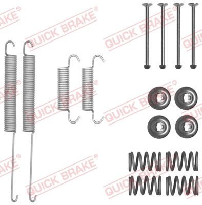 Монтажний комплект барабанних гальмівних колодок QUICK BRAKE 1050026 - zapix