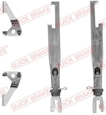 Монтажний комплект барабанних гальмівних колодок QUICK BRAKE 10253005 - zapix