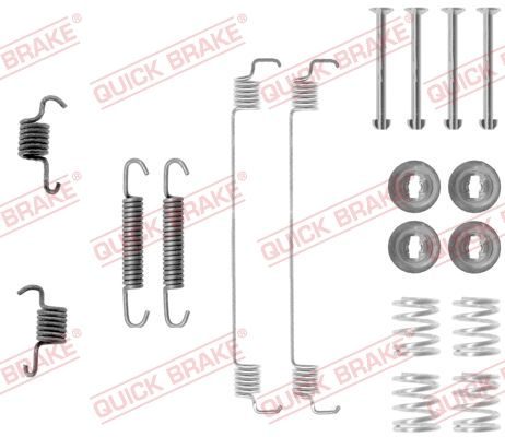 Монтажний комплект барабанних гальмівних колодок QUICK BRAKE 1050777 - zapix