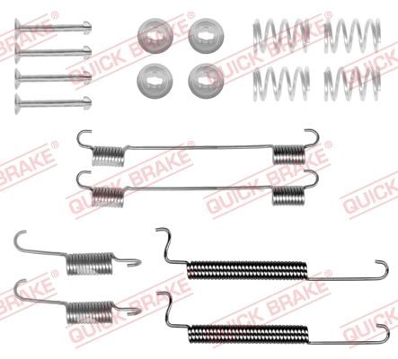 Монтажний комплект барабанних гальмівних колодок QUICK BRAKE 1050795 - zapix