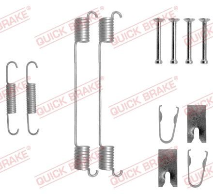 Монтажний комплект барабанних гальмівних колодок QUICK BRAKE 1050883 - zapix