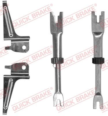 Монтажний комплект барабанних гальмівних колодок QUICK BRAKE 10253006 - zapix