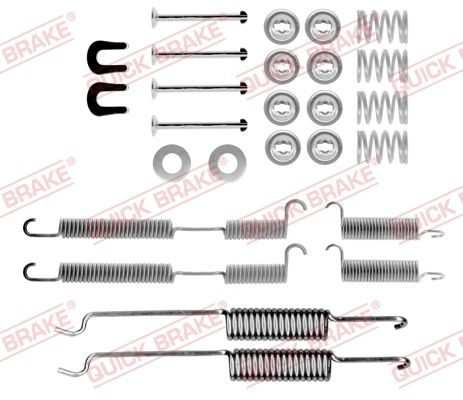 Монтажний комплект барабанних гальмівних колодок QUICK BRAKE 1050518 - zapix