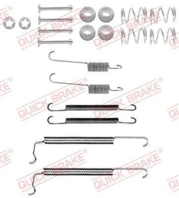 Монтажний комплект барабанних гальмівних колодок QUICK BRAKE 1050628 - zapix