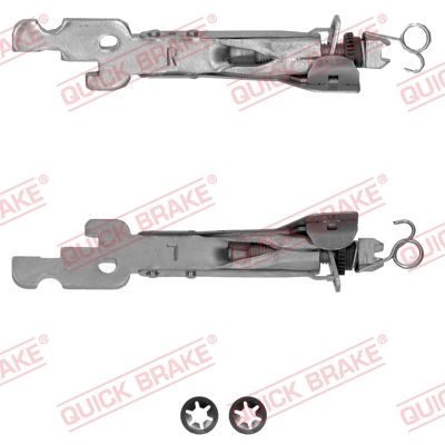 Монтажний комплект барабанних гальмівних колодок QUICK BRAKE 10153004 - zapix