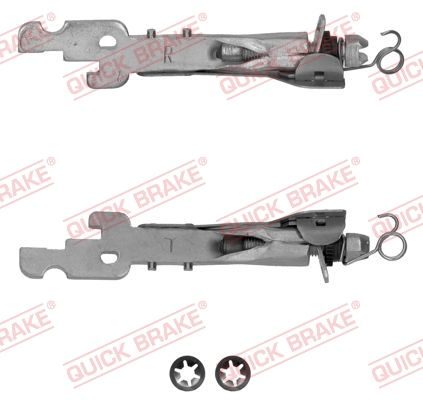 Монтажний комплект барабанних гальмівних колодок QUICK BRAKE 10153003 - zapix