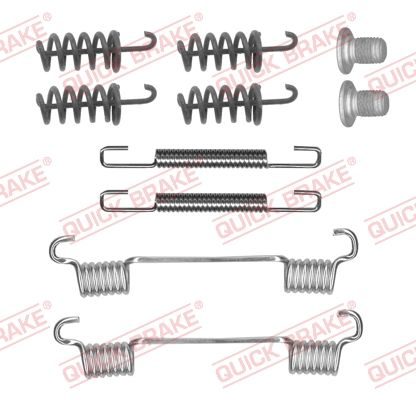 Монтажний комплект барабанних гальмівних колодок QUICK BRAKE 1050874 - zapix