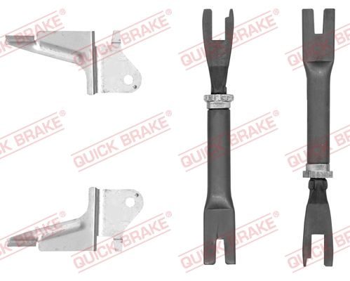Монтажний комплект барабанних гальмівних колодок QUICK BRAKE 10853014 - zapix