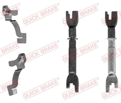 Монтажний комплект барабанних гальмівних колодок QUICK BRAKE 10853017 - zapix