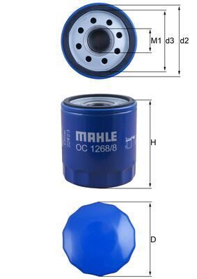 Оливний фільтр MAHLE OC12688 - zapix