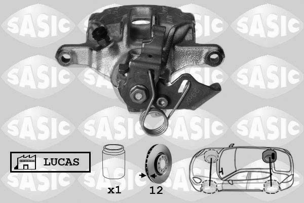 Гальмівний супорт SASIC 6504023 - zapix