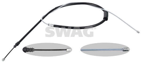 Трос ручного гальма SWAG 60101815 - zapix