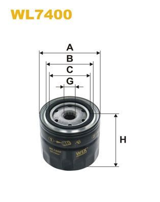 Оливний фільтр WIX FILTERS WL7400 - zapix