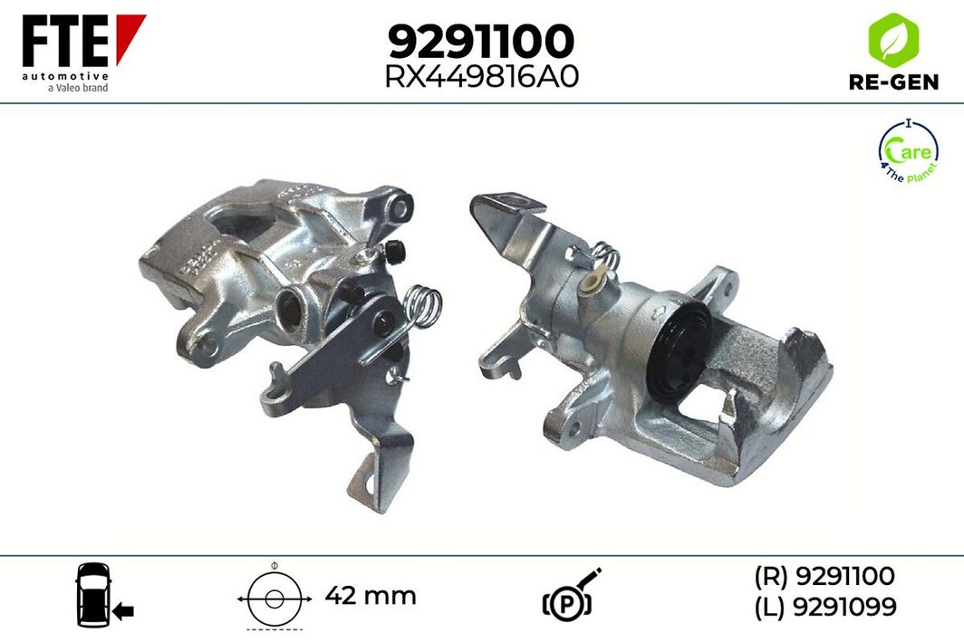 Гальмівний супорт FTE 9291100 - zapix