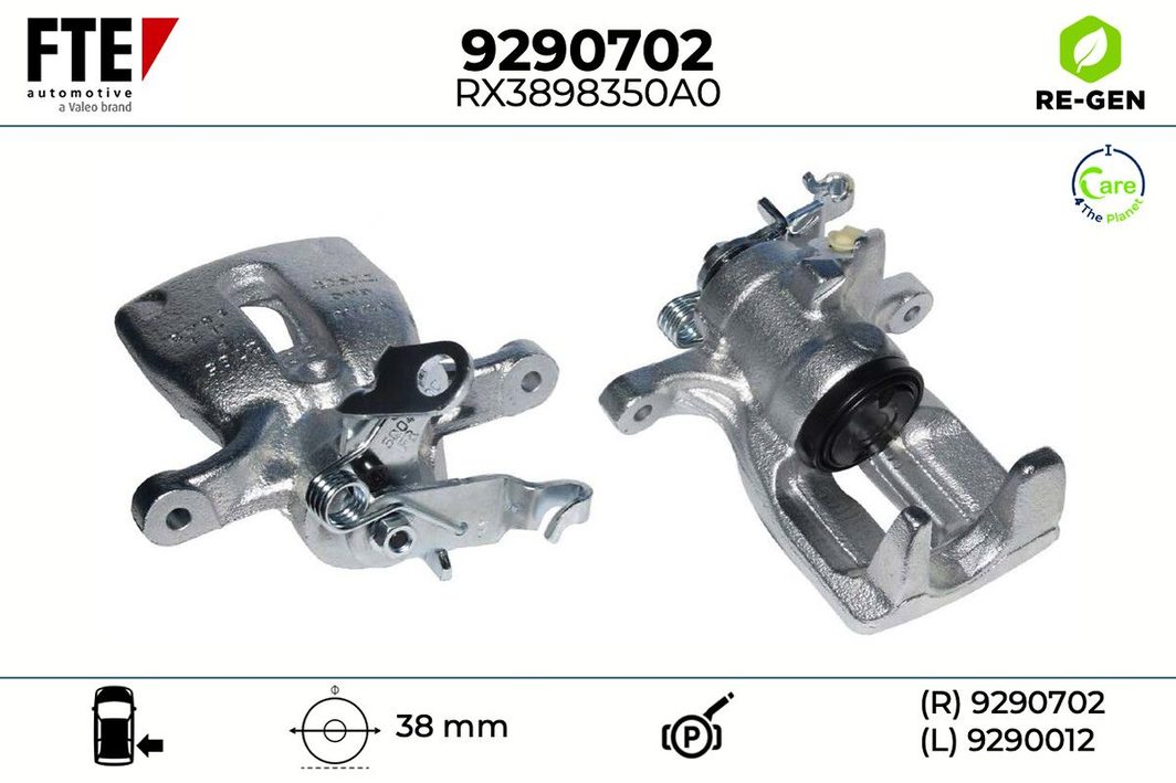 Гальмівний супорт FTE 9290702 - zapix