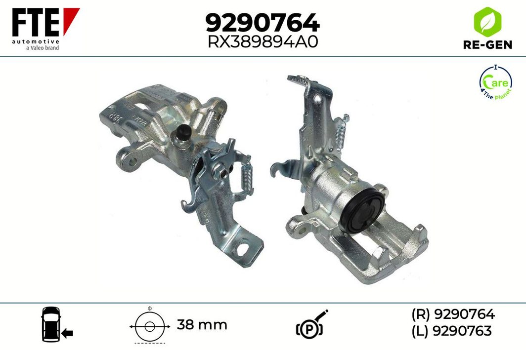 Гальмівний супорт FTE 9290764 - zapix