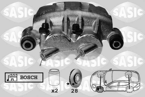 Гальмівний супорт SASIC 6504030 - zapix