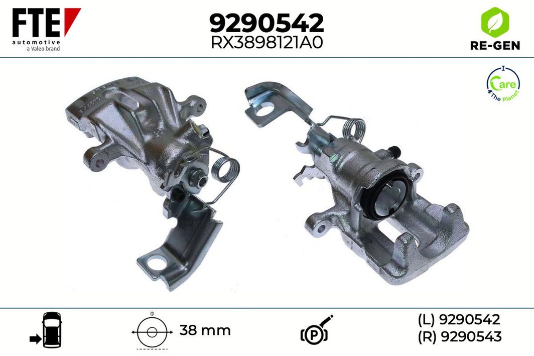 Гальмівний супорт FTE 9290542 - zapix