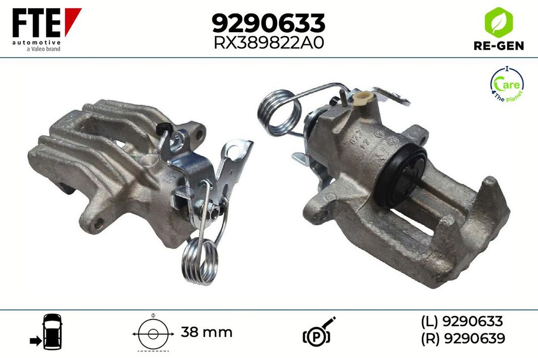 Гальмівний супорт FTE 9290633