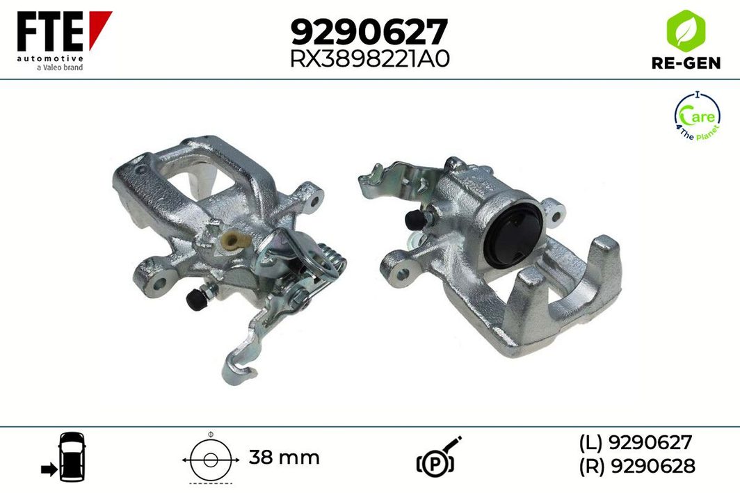 Гальмівний супорт FTE 9290627 - zapix