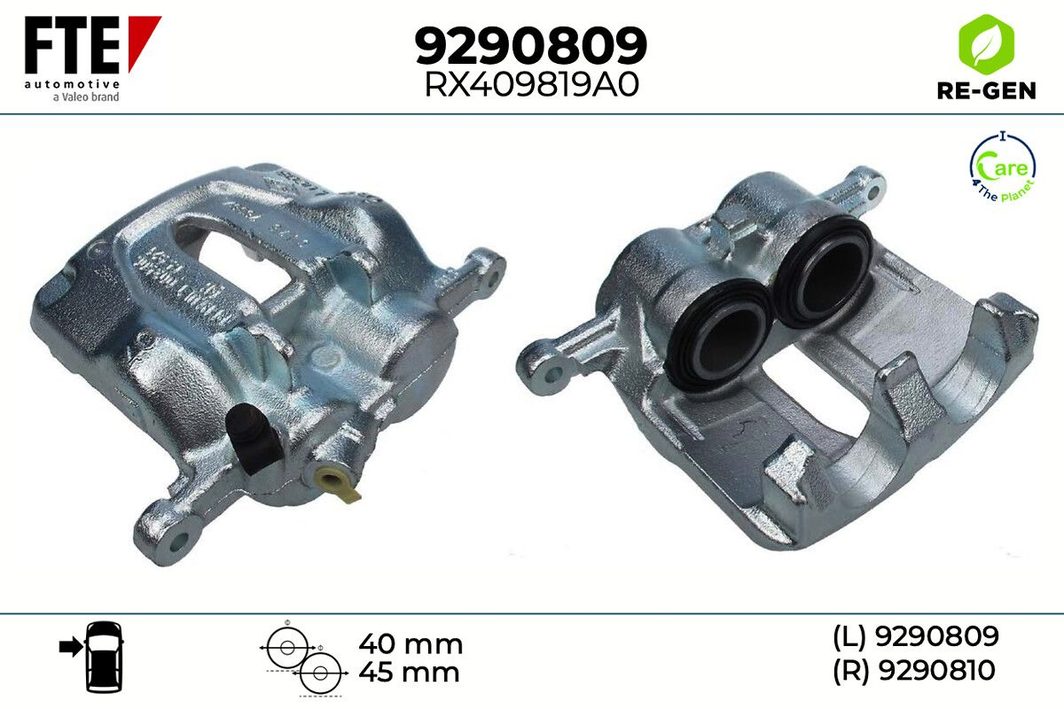 Гальмівний супорт FTE 9290809 - zapix