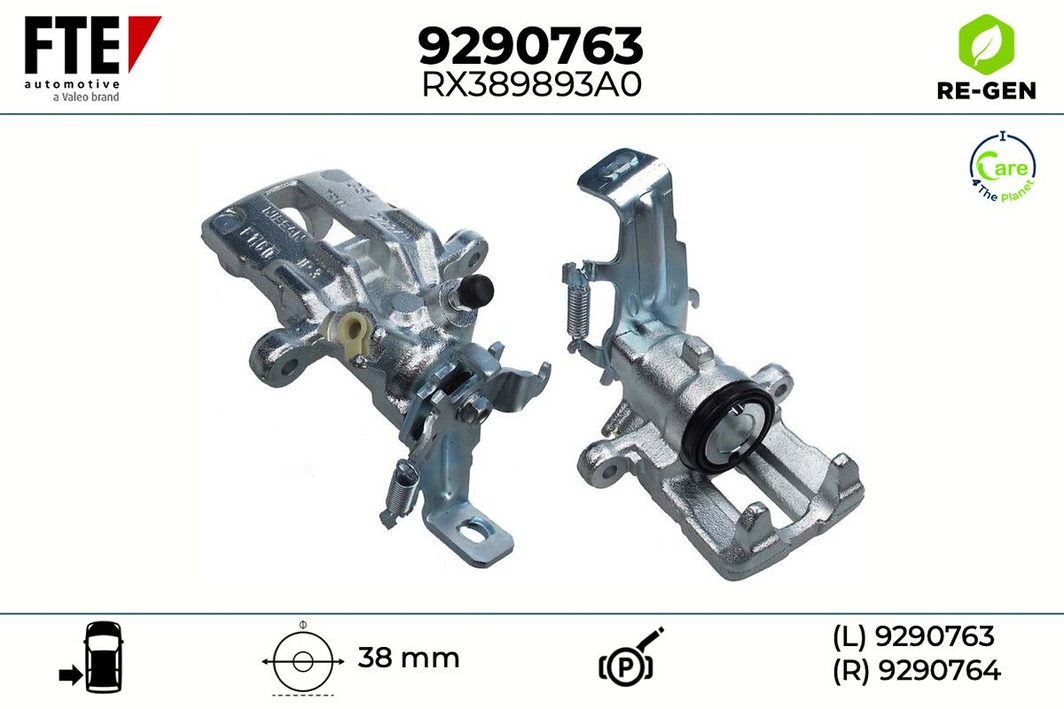 Гальмівний супорт FTE 9290763 - zapix