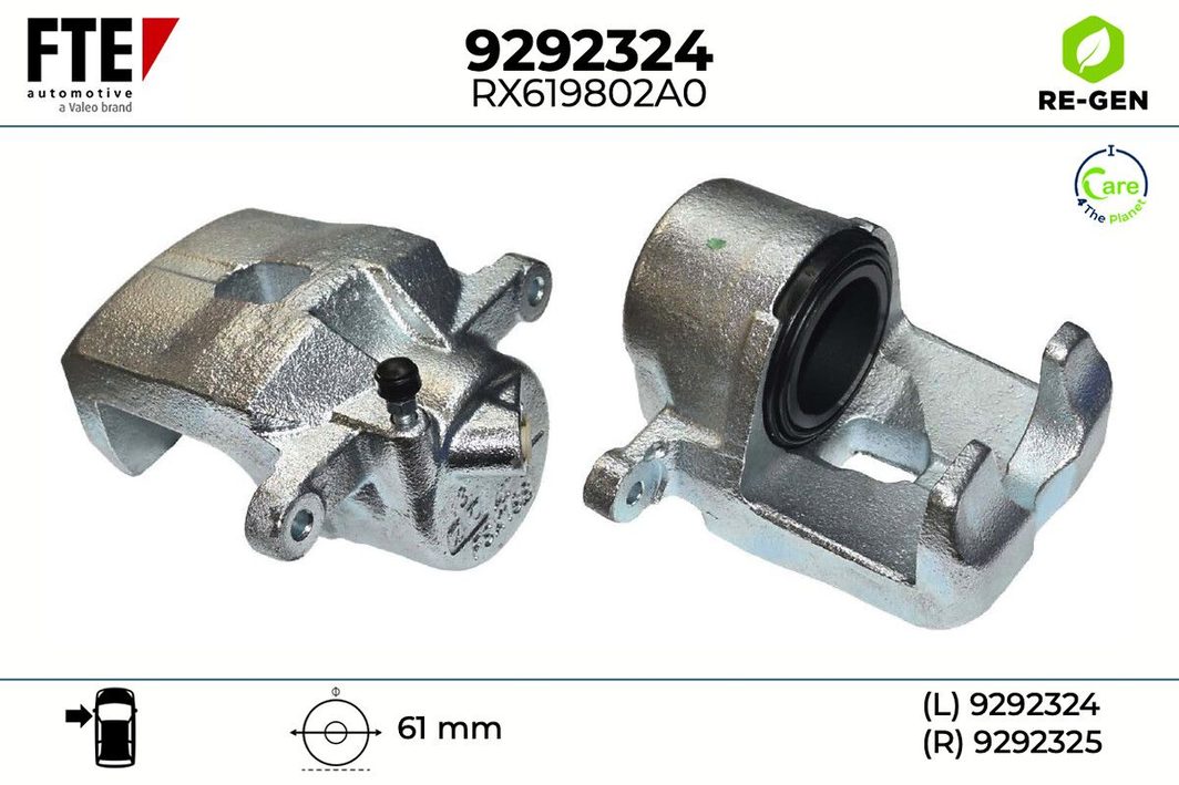 Гальмівний супорт FTE 9292324 - zapix