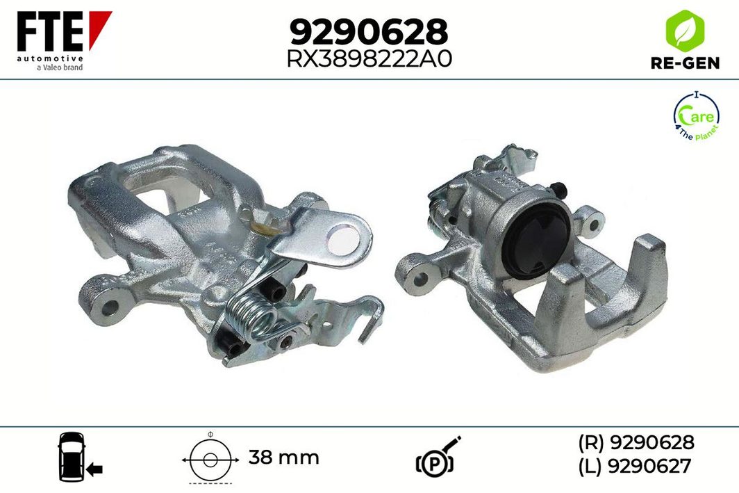Гальмівний супорт FTE 9290628 - zapix
