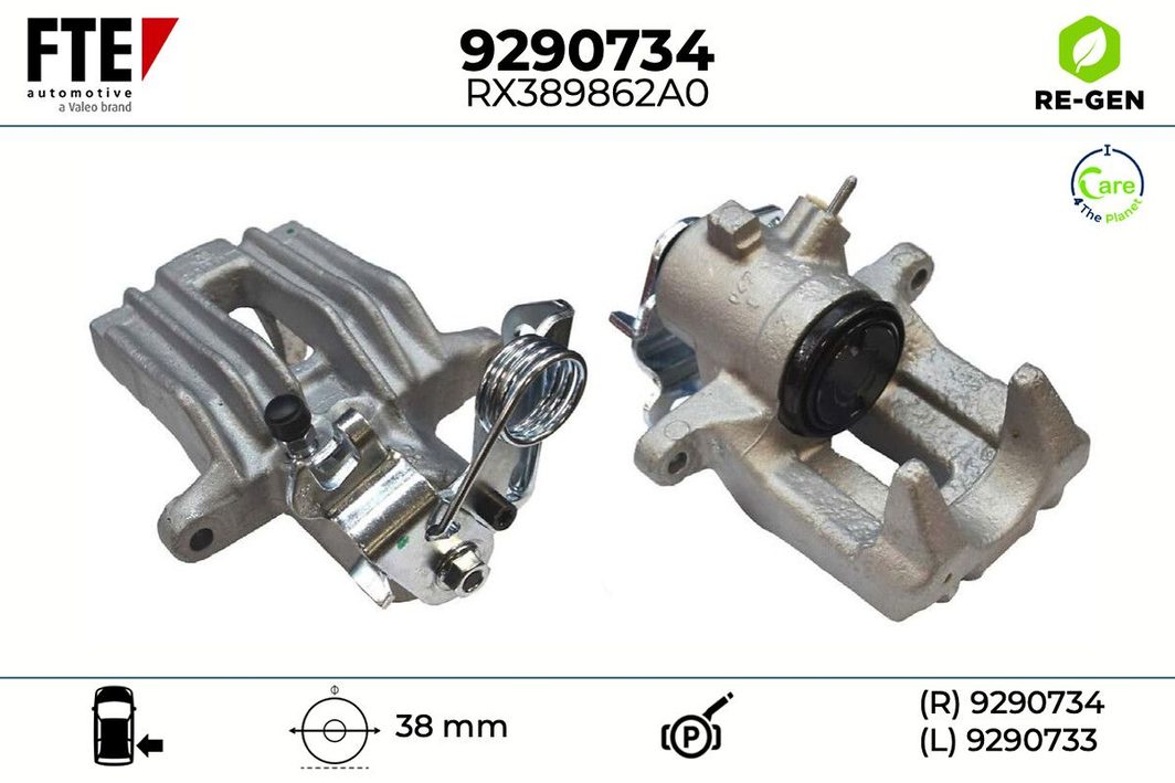 Гальмівний супорт FTE 9290734 - zapix