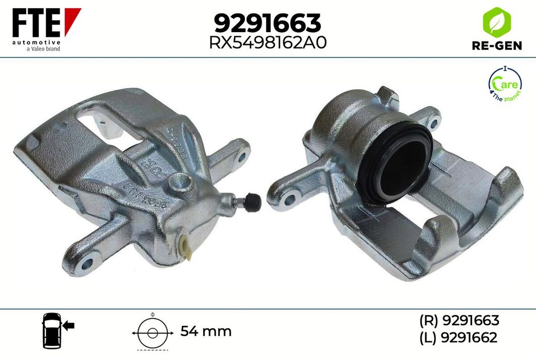 Гальмівний супорт FTE 9291663 - zapix