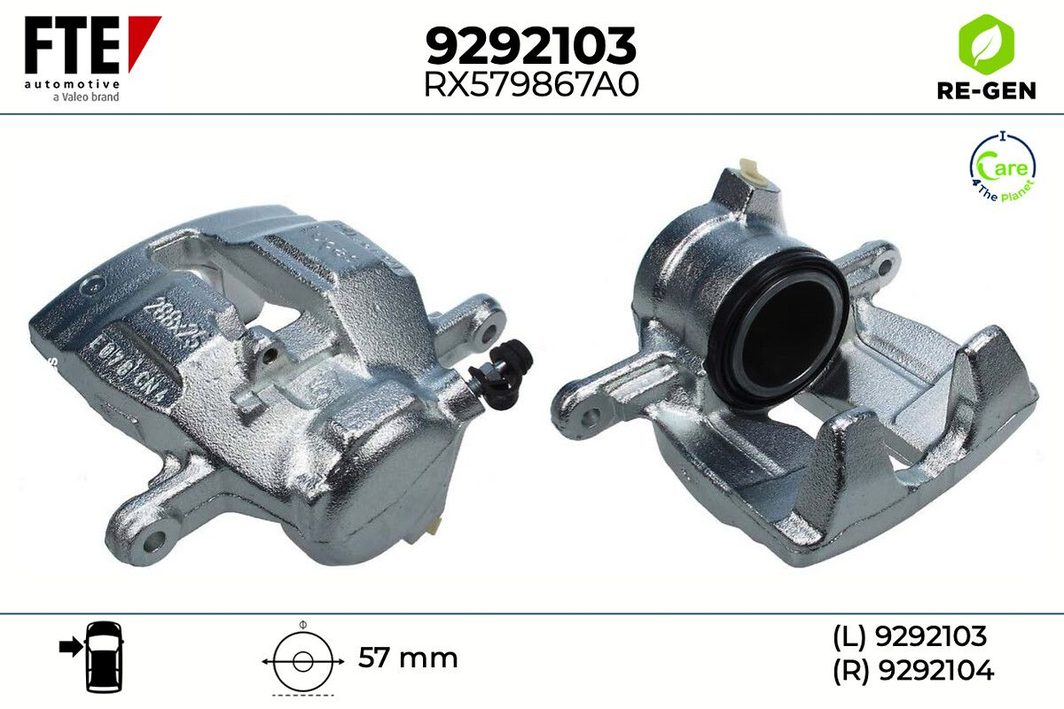 Гальмівний супорт FTE 9292103 - zapix