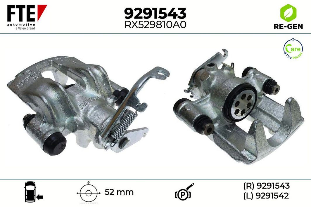 Гальмівний супорт FTE 9291543 - zapix