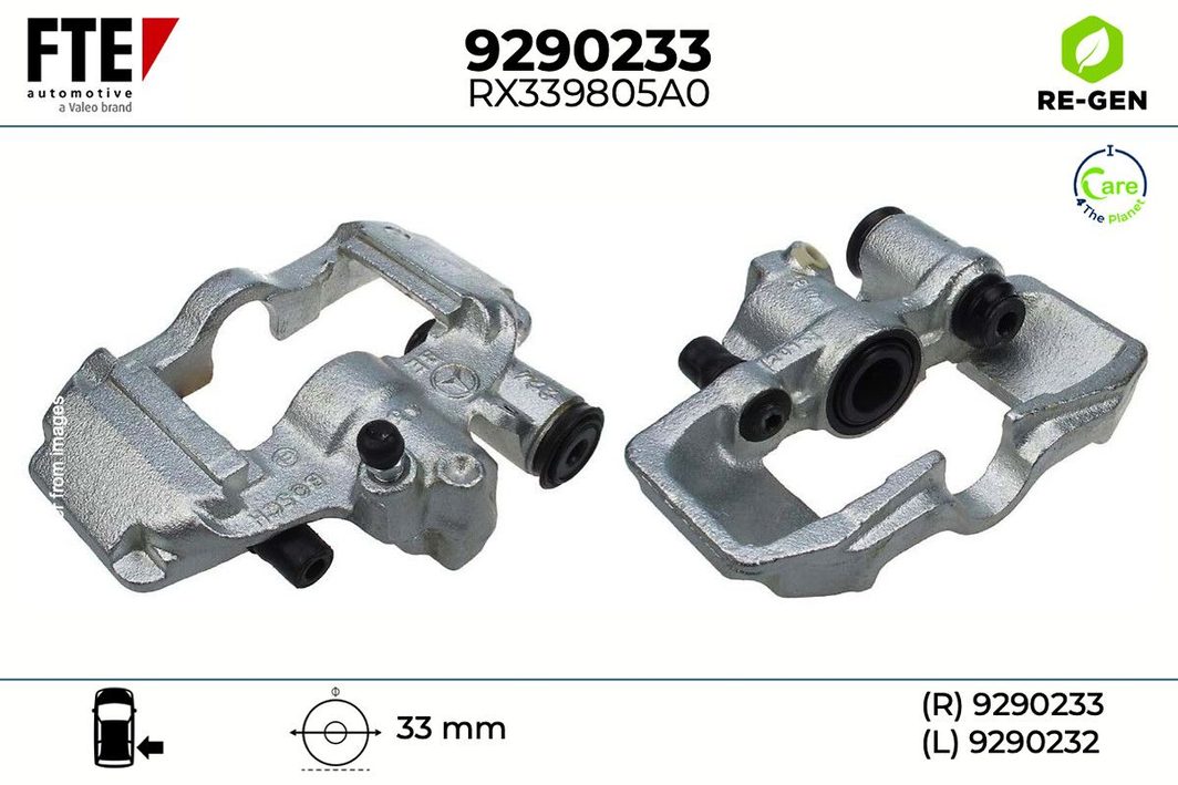 Гальмівний супорт FTE 9290233 - zapix