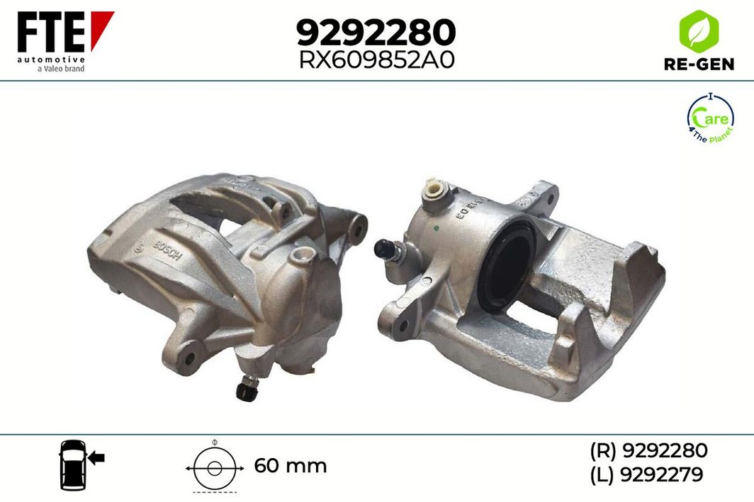 Гальмівний супорт FTE 9292280 - zapix