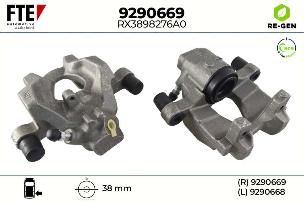 Гальмівний супорт FTE 9290669 - zapix
