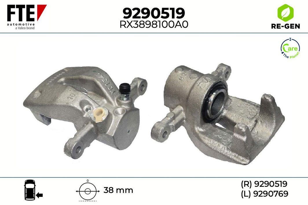 Гальмівний супорт FTE 9290519 - zapix