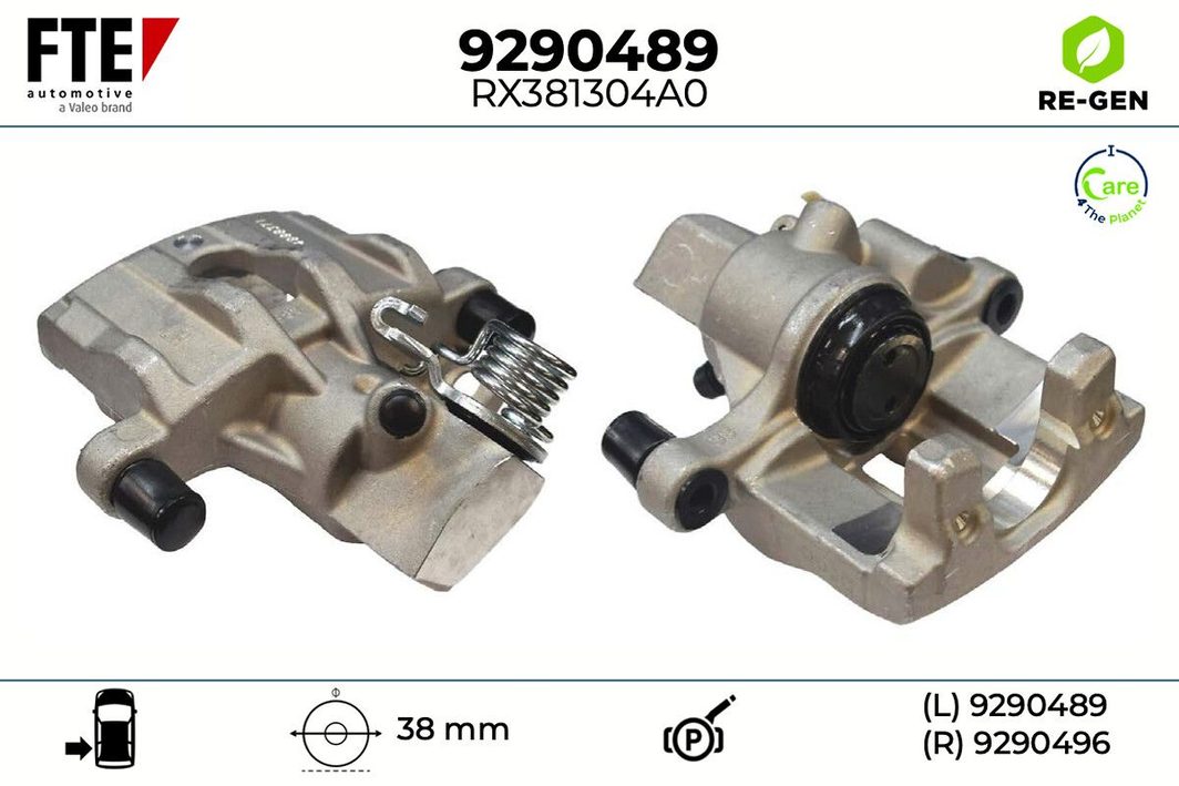 Гальмівний супорт FTE 9290489 - zapix