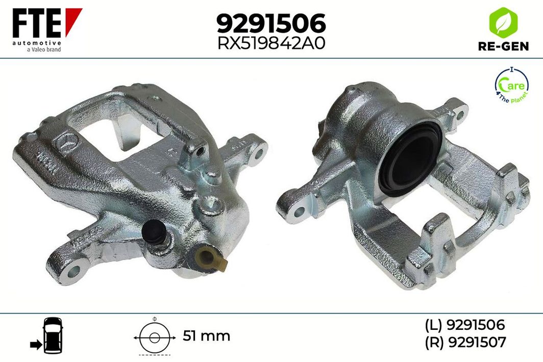Гальмівний супорт FTE 9291506 - zapix