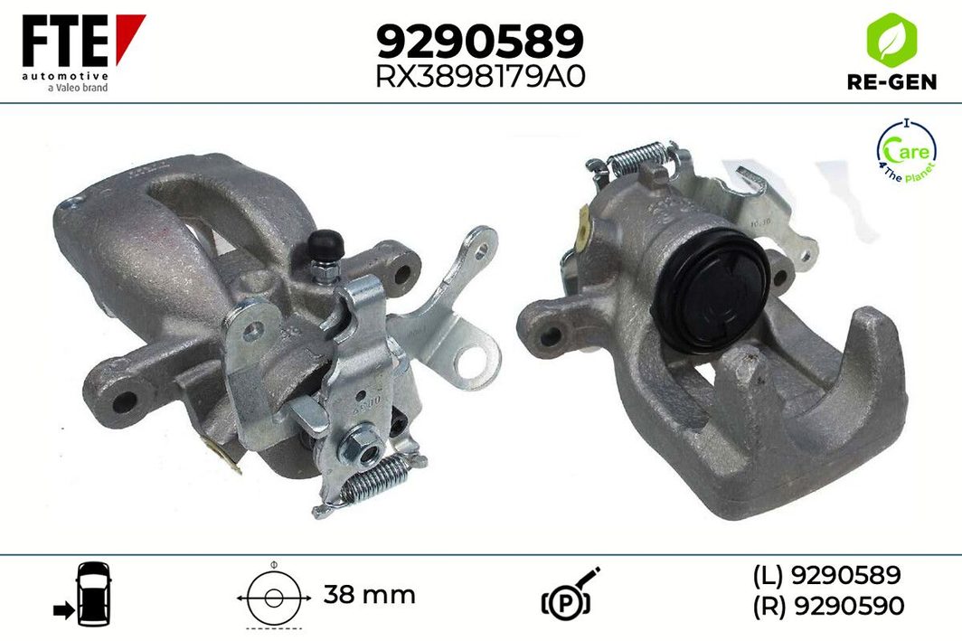 Гальмівний супорт FTE 9290589 - zapix