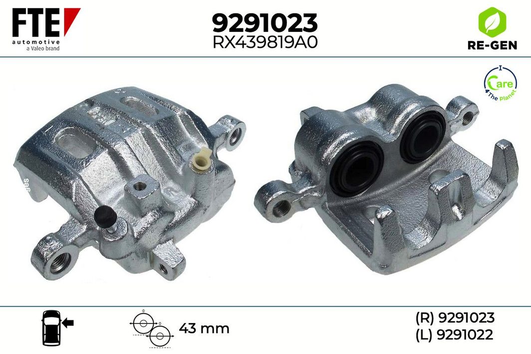Гальмівний супорт FTE 9291023 - zapix