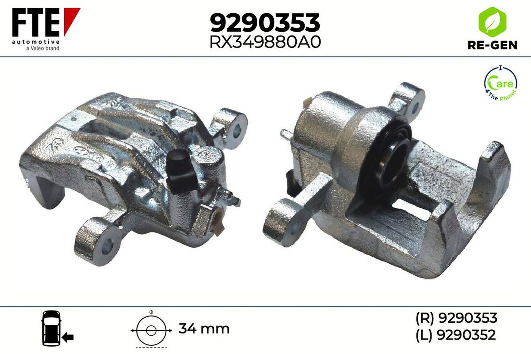 Гальмівний супорт FTE 9290353 - zapix