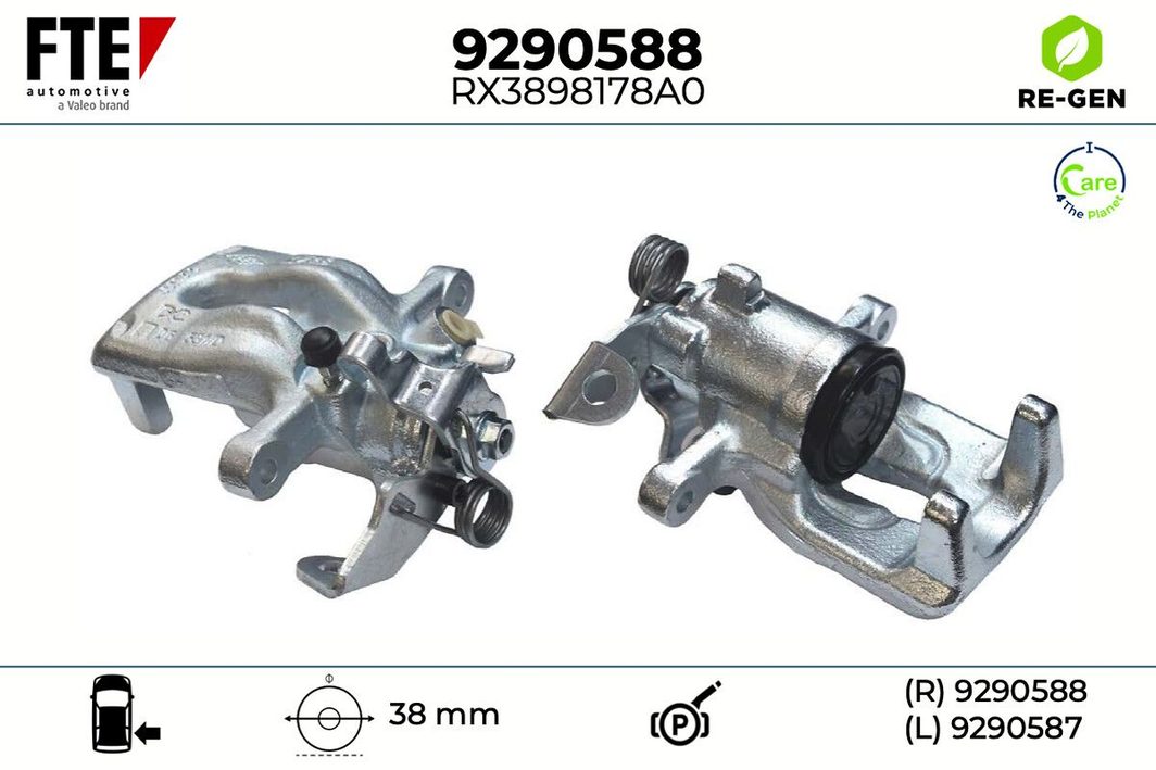 Гальмівний супорт FTE 9290588 - zapix