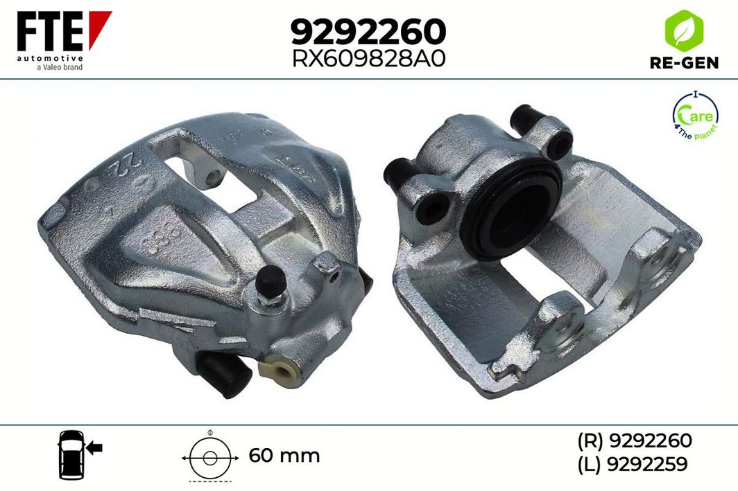 Гальмівний супорт FTE 9292260 - zapix