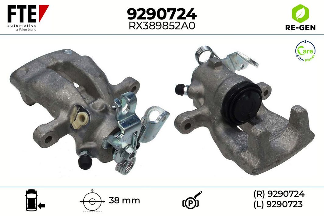 Гальмівний супорт FTE 9290724 - zapix